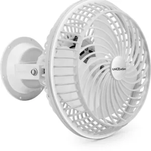 Unleash Corus 9 inch High Speed Wall mount fan (White)